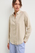 Košile dámské lněné béžové RS24-KDD501
