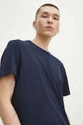 Medicine tricou din bumbac bărbați, culoarea bleumarin, uni