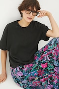 Medicine bluza femei, culoarea negru, neted