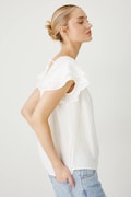 Medicine bluza femei, culoarea alb, neted