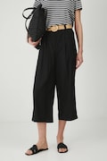 Medicine spodnie damskie kolor czarny szerokie high waist