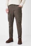 Medicine pantaloni culoarea verde, drept