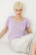 Medicine tricou din bumbac culoarea violet
