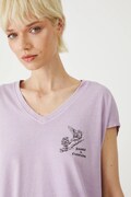 Medicine t-shirt in cotone donna colore violetto
