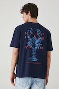 Medicine t-shirt męski kolor granatowy