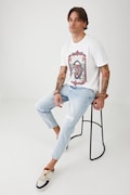 Medicine tricou din bumbac culoarea alb, cu imprimeu