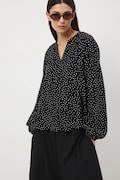 Medicine bluzka damska kolor czarny wzorzysta