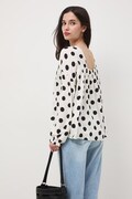 Bluzka damska z wiskozy biała RS26-BDD070