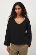 Medicine longsleeve damski bawełniany czarny