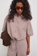 Koszula damska bawełniana brązowa RS26-KKD800