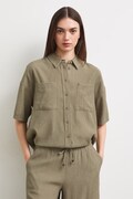 Koszula damska z wiskozą zielona RS26-KKD904