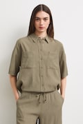Koszula damska z wiskozą zielona RS26-KKD904