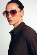 Medicine ochelari de soare aviator pentru femei roz