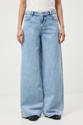 Medicine jeansy wide leg damskie niebieskie