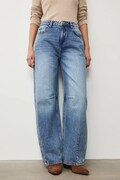 Medicine jeansy slouchy damskie niebieskie