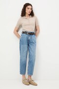Medicine jeansy slouchy damskie niebieskie