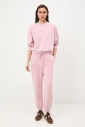 Medicine spodnie dresowe damskie kolor różowy gładkie