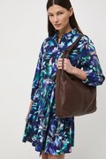 Sukienka damska mini z paskiem wzorzysta kolor multicolor RS26-SUD010