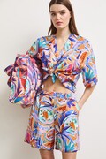 Szorty damskie z wiskozą wzorzyste multicolor RS26-SZDA07