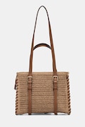 Torebka koszyk damska pleciona beżowa RS26-TOD702