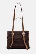 Torebka koszyk damska pleciona brązowa RS26-TOD702