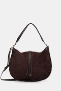 Kabelka dámska z imitácie semišu hnedá RS26-TOD707