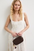Medicine geantă crossbody pentru femei împletită maro