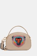 Medicine torebka crossbody damska z imitacji skóry beżowa