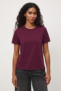 Tričko dámske bavlnené burgundské RS26-TSD050