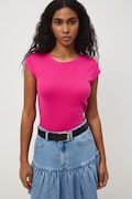 t-shirt damski różowy RS26-TSD053