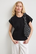 Medicine t-shirt damski bawełniany czarny