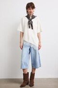 Medicine T-shirt oversize damski z modalem beżowy