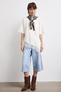 Medicine T-shirt oversize damski z modalem beżowy