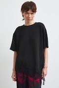 Medicine T-shirt oversize damski z modalem czarny