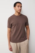 Medicine t-shirt męski bawełniany brązowy