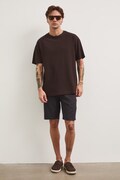 Tričko pánske bavlnené hnedé RS26-TSM080