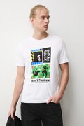T-shirt bawełniany męski z kolekcji Eviva L'arte kolor biały RS26-TSM251