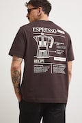 Medicine T-shirt męski bawełniany brązowy