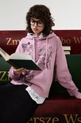 Mikina dámska   ružová farba