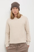 Longsleeve męski z fakturą  kolor beżowy