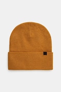 Czapka męska beanie z wiskozą  kolor żółty