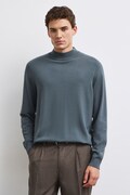 Sweter męski z wiskozą zielony RW24-SWM052