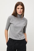 Medicine tricou culoarea gri, cu guler