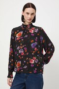 Bluzka damska z wiskozy wzorzysta kolor multicolor RW25-BDD092