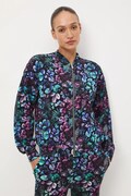 Medicine bluza damska kolor czarny wzorzysta