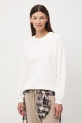 Longsleeve bawełniany damski interlock kolor beżowy RW25-BUD040