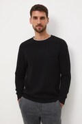 Medicine longsleeve bawełniany kolor czarny gładki
