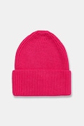 Czapka damska beanie prążkowana kolor różowy RW25-CDD052