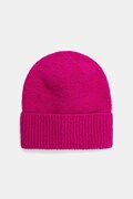 Czapka damska beanie prążkowana kolor różowy RW25-CDD706