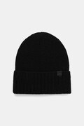 Czapka beanie prążkowana kolor czarny RW25-CDM071
